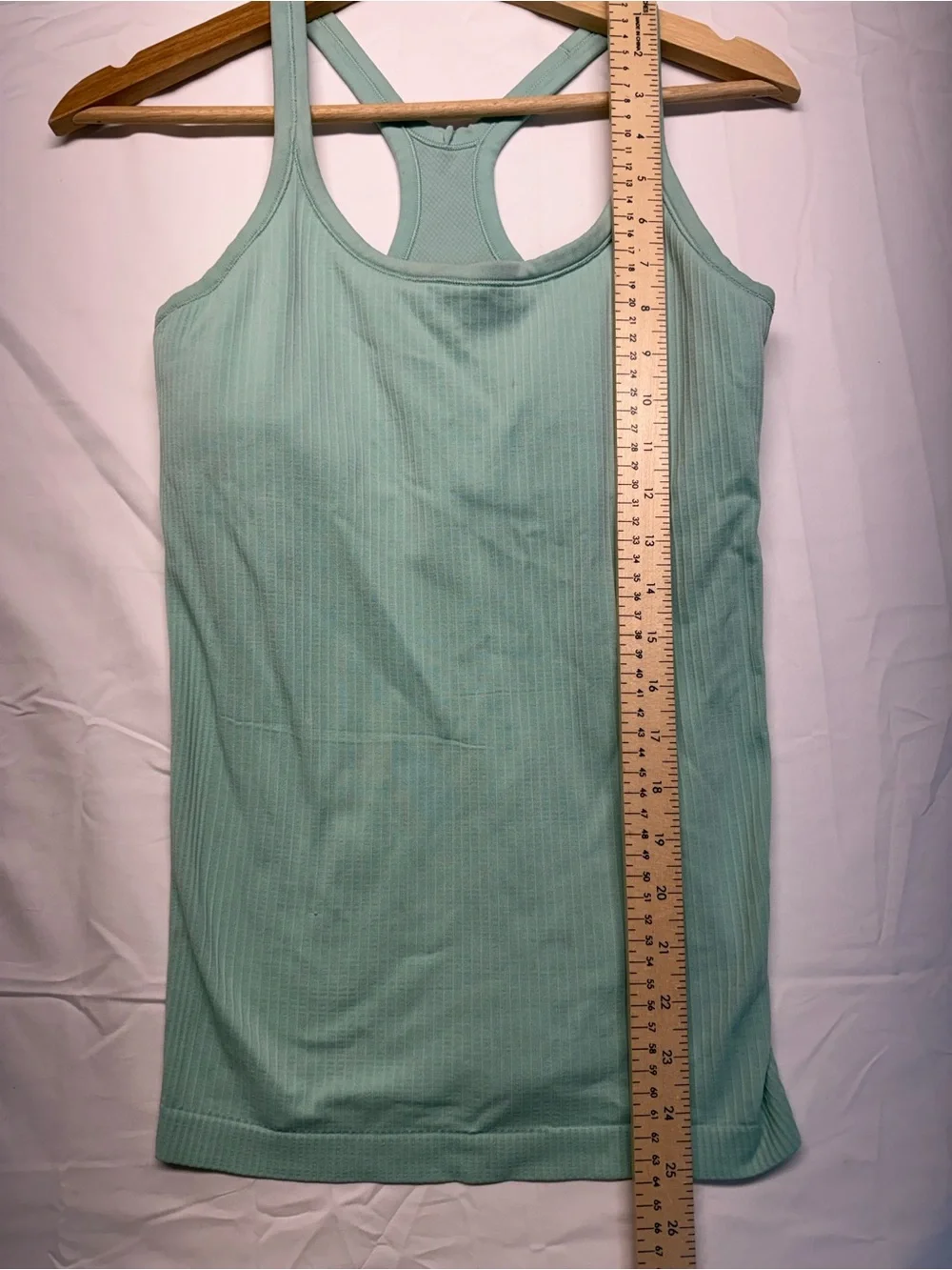 lululemon athletica Mint Green Ribbed Racerback Tank
